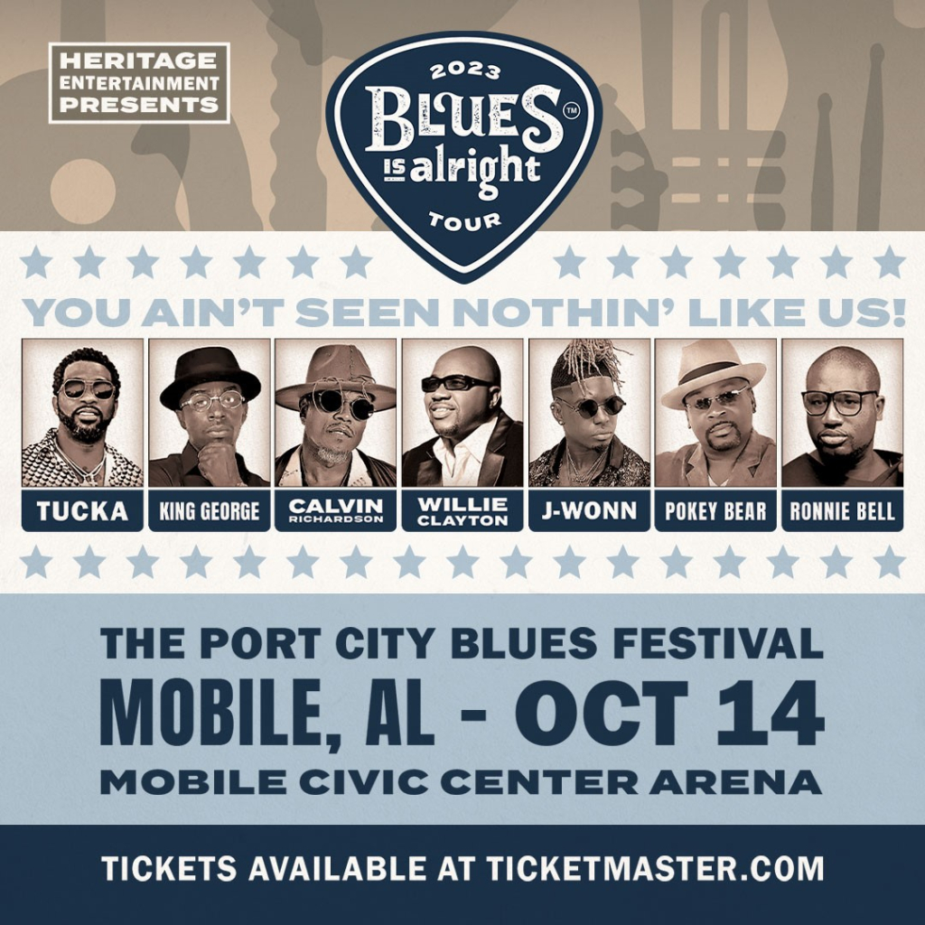 The Blues legend , announces THE BLUES IS ALRIGHT TOUR 2023 is coming to Mobile Alon October 14th Tickets are available
purchase Tickets at Mobile Civic Center Arena Ticketmaster.com